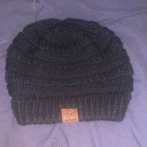 CC black beanie